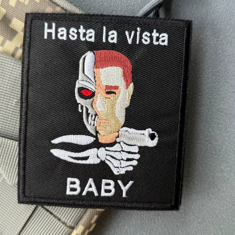 Parche táctico bordado Velcro gancho y bucle para mochila, ropa - imagen 5
