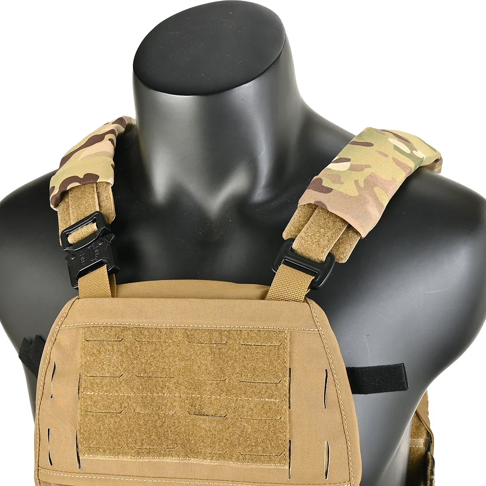 Calcetines con correa acolchada para hombros al aire libre, 1 par FCPC, hombreras cómodas de perfil bajo para correa de 2 ", accesorios para chaleco de caza - imagen 5