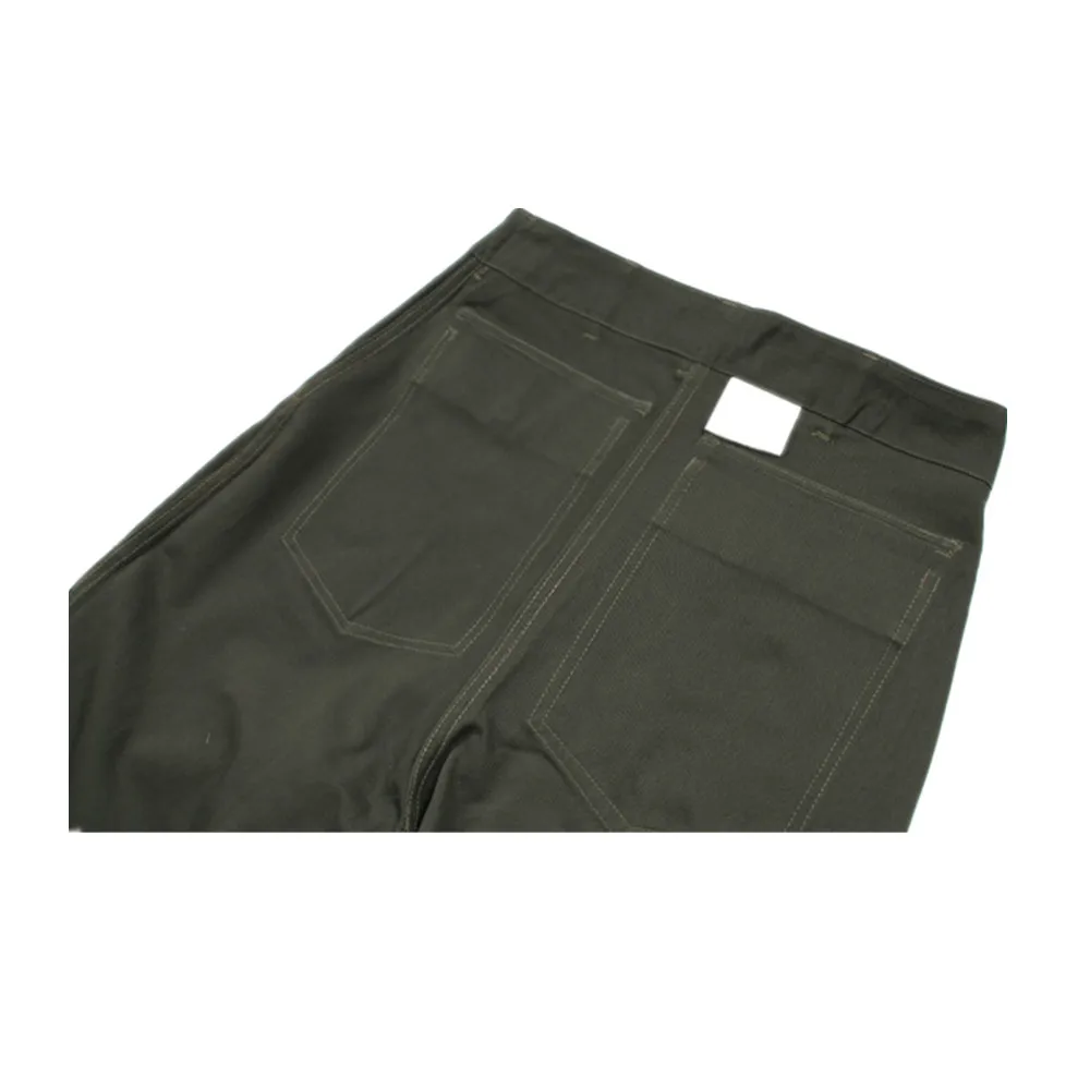 Pantalones militares del Ejército estadounidense USMC, verde militar suelto, pantalones de algodón puro, uniforme de entrenamiento, retro, guerra de Vietnam, Ejército de EE. UU. - imagen 4
