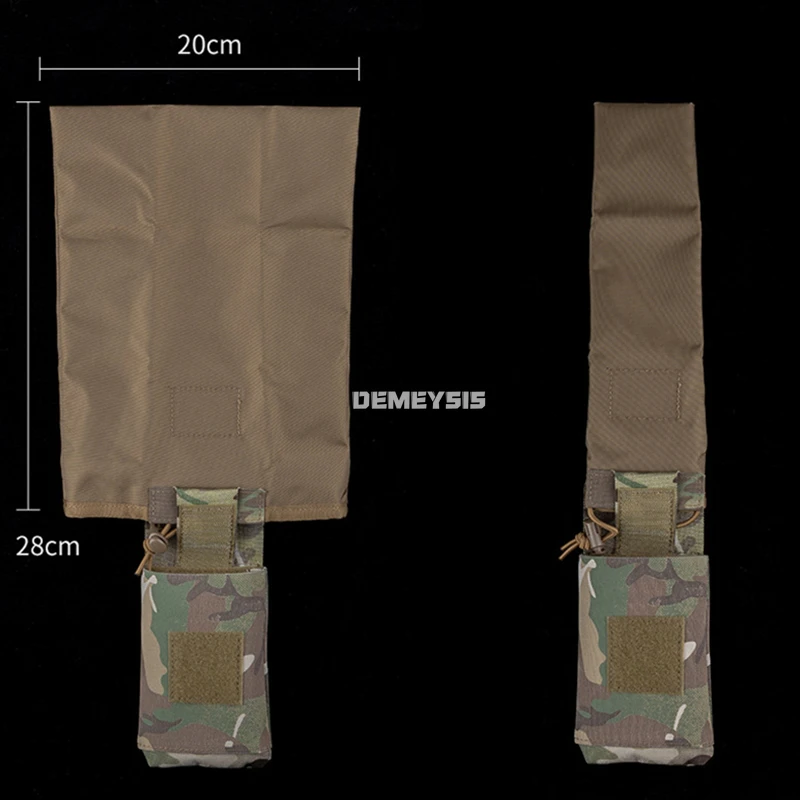 Outoodr-bolsa de caza Molle para revistas, bolsa de cintura de recuperación EDC, soporte para Radio, bolsa para revistas Airsoft, bolsa de herramientas plegable - imagen 4