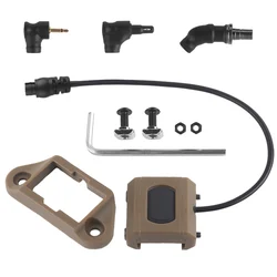 Interruptor remoto de presión para linterna táctica MOD M600 PEQ15