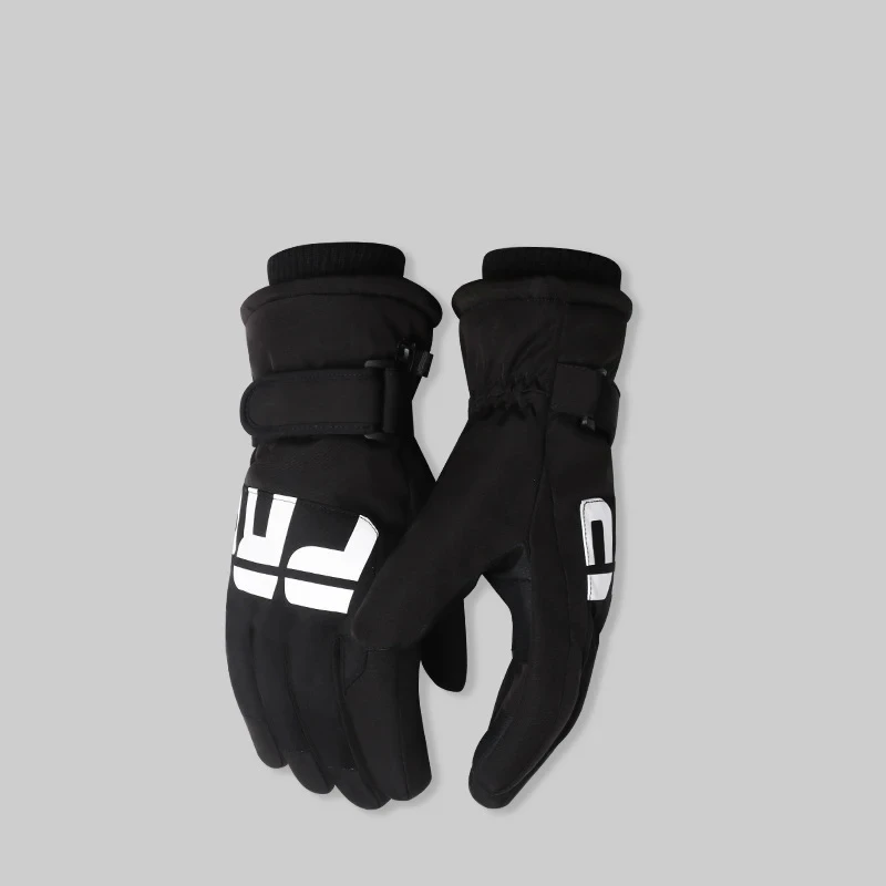 JSJM nuevos guantes de esquí Unisex cálidos a prueba de frío impermeables deportes al aire libre guantes de Snowboard hombres mujeres ultragruesos para el invierno - imagen 3