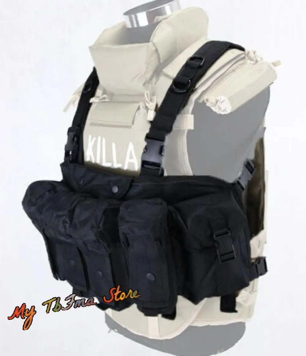 Chaleco táctico ruso 6b13, chaqueta Killa Armor Ver con bolsa para colgar y Little Green Man EMR 6B13/6B45, armadura corporal y casco MASKA pesado - imagen 4