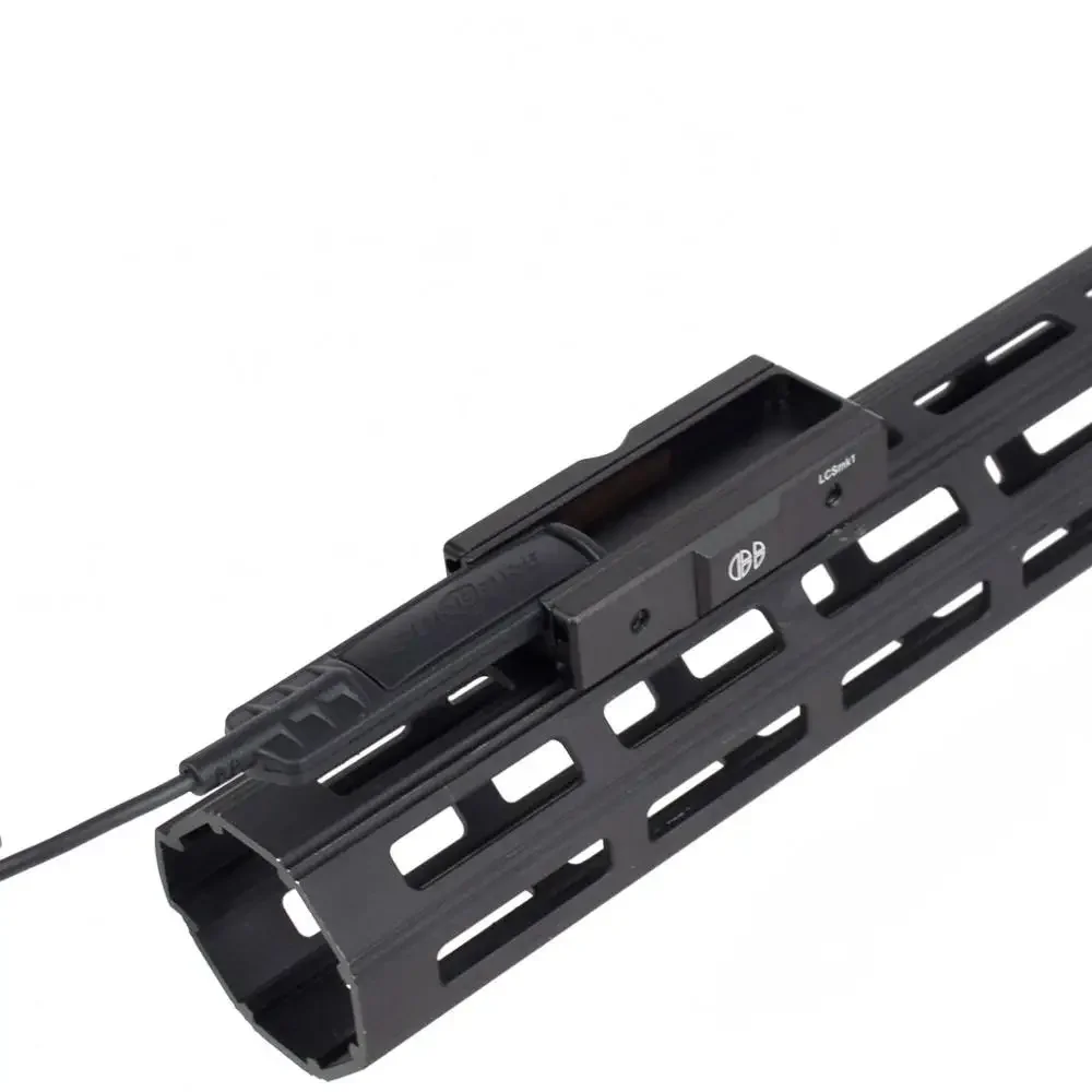 Panel de bolsillo de carril Picatinny CNC de aluminio Airsoft para linterna táctica M300 M600 soporte de DBAL-A2 almohadilla de presión soporte de luz para arma - imagen 5