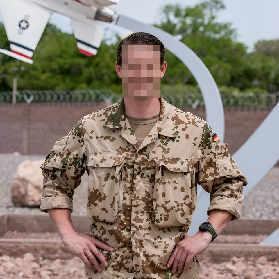 Chaqueta de entrenamiento de combate táctico alemán Jungle Desert Ksk, camiseta, chaqueta superior - imagen 5