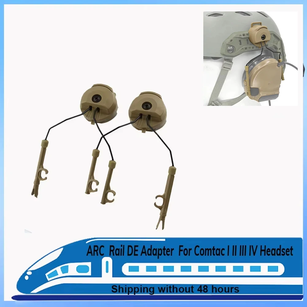 Soporte de auriculares tácticos Fast Ops Core, juego de adaptadores de riel de arco para casco, serie Comtac II, auriculares militares con cancelación de ruido