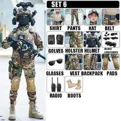 Uniforme táctico G3 camuflaje militar infantil