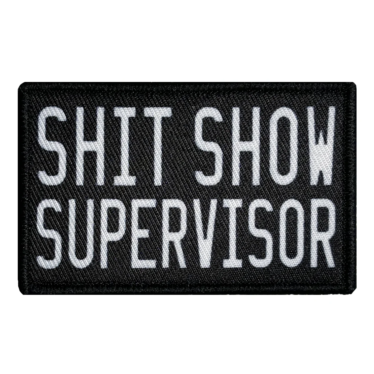 Parche divertido del supervisor de Shit Show, parche moral de 2 "x 3", respaldo de gancho y bucle - imagen 2