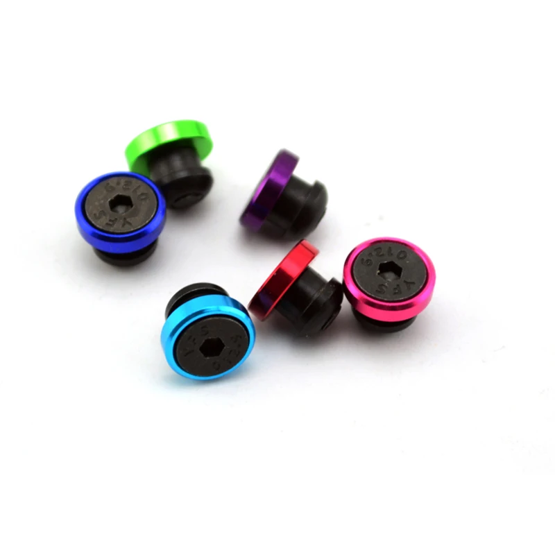 20 juegos tácticos de tornillos de bloqueo de acero inoxidable 416 K, con arandela de aluminio colorida, cuchillo KYDEX, funda, remaches - imagen 2