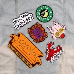 Parche bordado Friends – Termoadhesivo para ropa