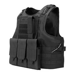 Chaleco táctico YAKEDA portador de placas antibalas MOLLE