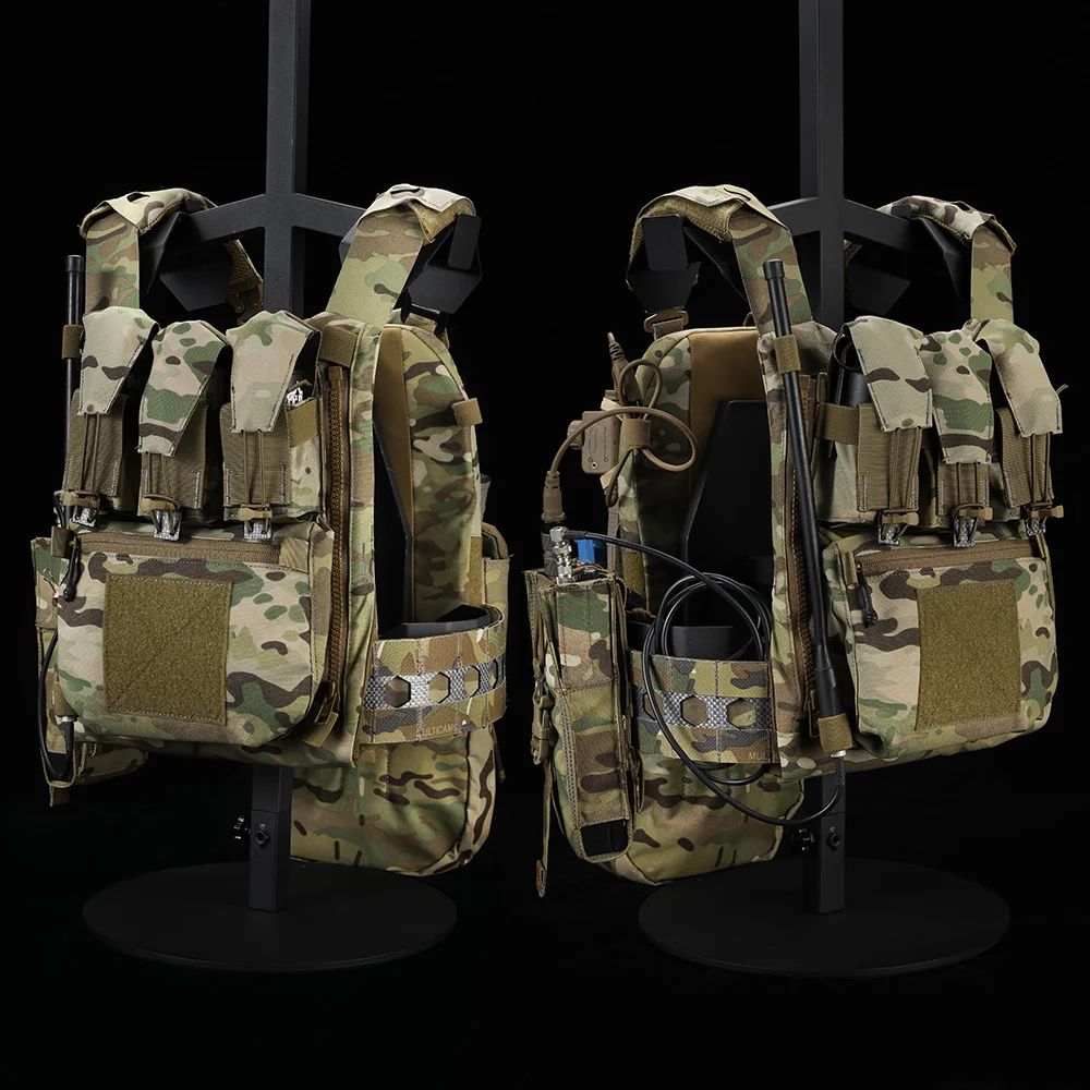 Emersongear-chaleco táctico estilo FRO V5, portador de placa de tamaño M, protector corporal para Paintball, Airsoft, caza, entrenamiento de combate, EM9650 - imagen 4