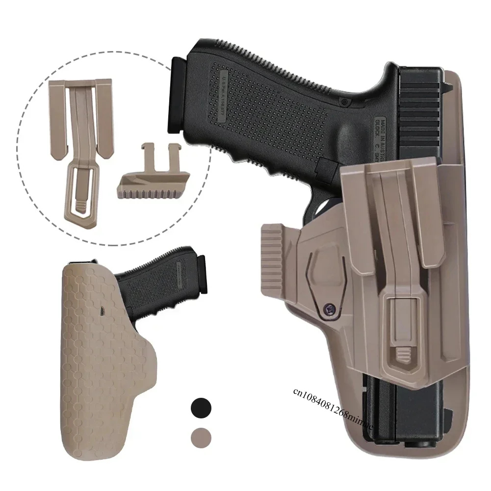 Funda de cinturón interior de pistola de G-9 de ocultación portátil adecuada para Glock 17, 19, 22, 23 revista de accesorios de caza táctica al aire libre - imagen 2