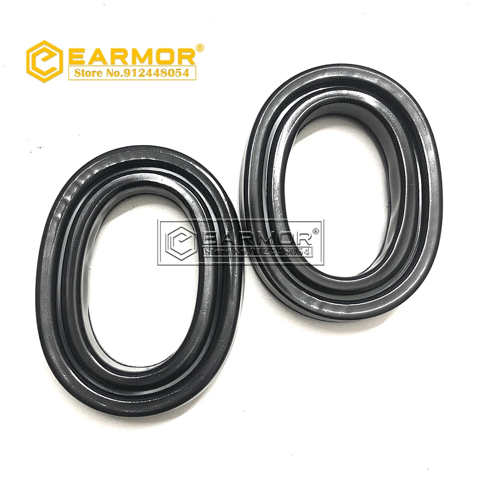 EARMOR-anillos de sellado de oreja de Gel de silicona S06, par de accesorios de auriculares aptos para disparos M30, reducción de ruido, reemplazo de auriculares - imagen 4