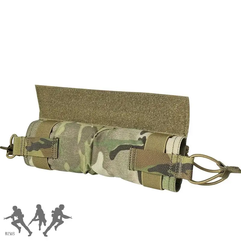 Bolsa colgante inferior doble horizontal estilo CP táctico, accesorio de chaleco táctico, bolsa de revista Doble - imagen 2