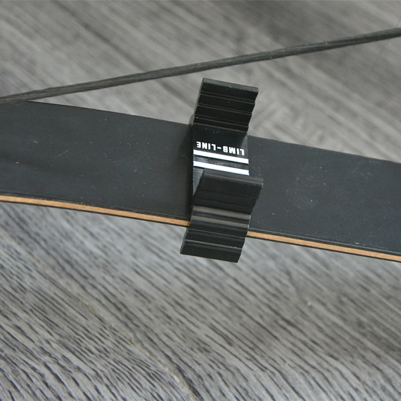 SHARROW 4 Uds arco recurvo extremidades línea central calibración línea central alineación Adjusaer para accesorios de tiro con arco - imagen 4