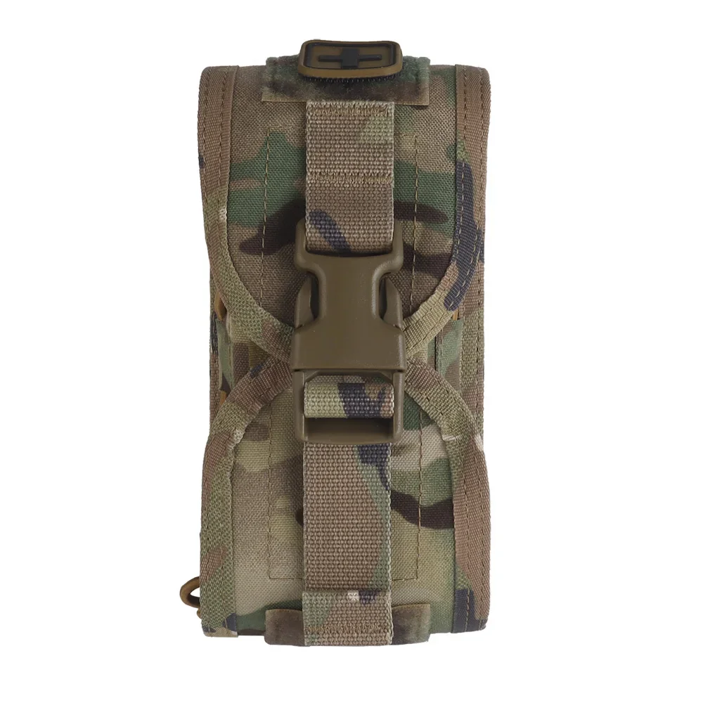 Bolsa táctica MOLLE, botiquín de primeros auxilios de liberación rápida para exteriores, caza, Camping, supervivencia, herramientas de emergencia, bolsa médica compacta, equipo V2 - imagen 4