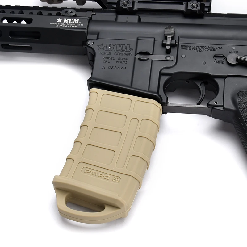 Funda de goma para revista rápida M4 M16 AR15, funda protectora antideslizante 5,56, cartucho para pistola de Airsoft, equipo de caza PMAG - imagen 4