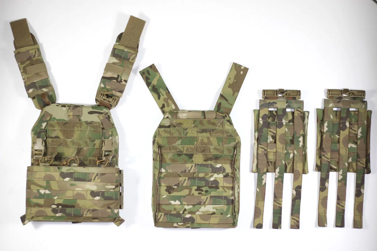 Chaleco táctico para exteriores, triple panel frontal desmontable, hombrera gruesa OPC2.0, protector táctico de liberación rápida - imagen 2