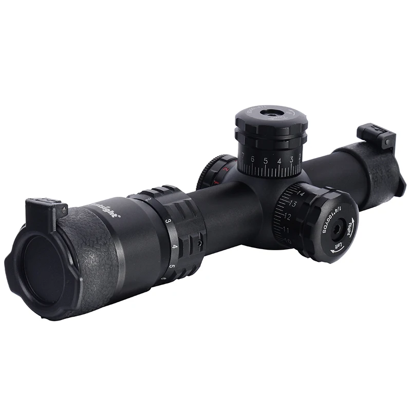 Mira óptica compacta 2-8x20, mira telescópica iluminada roja y verde para Rifle con bloqueo de ajuste, mira telescópica para caza - imagen 3