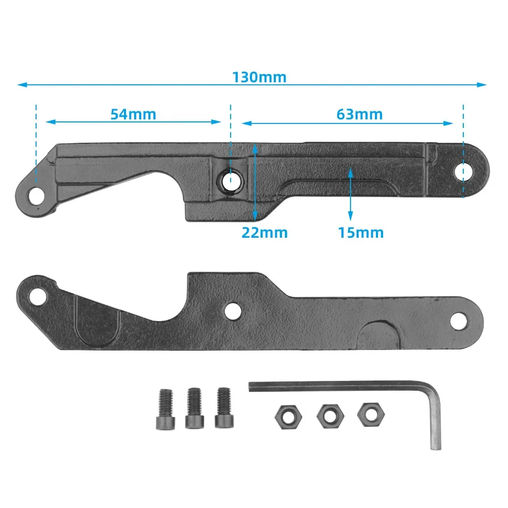 Soporte de alcance de riel de placa lateral de cola de milano de acero AK47 para receptores estampados fresados se acepta soportes laterales AK/Saiga - imagen 5