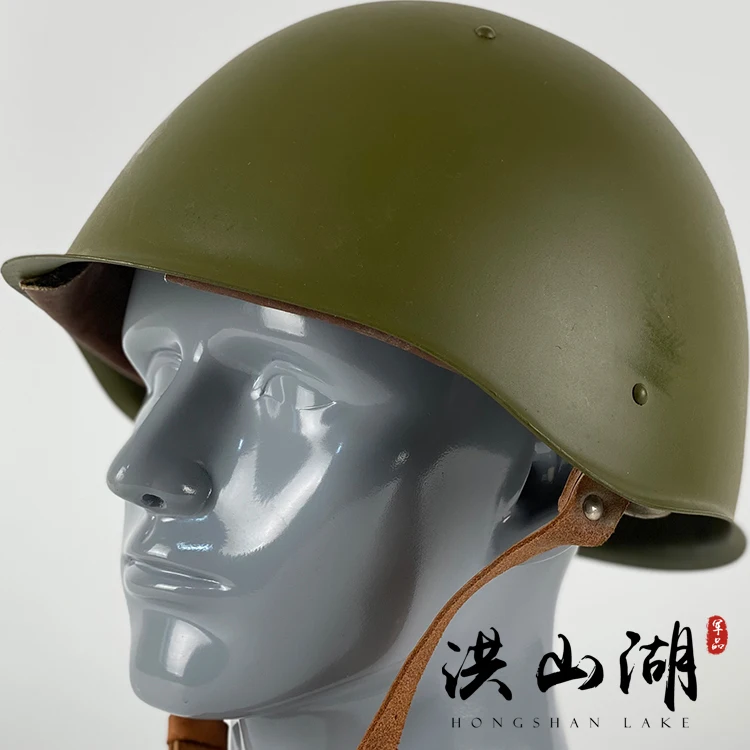 Casco táctico original oficial de acero soviético SSh60/68 - imagen 3