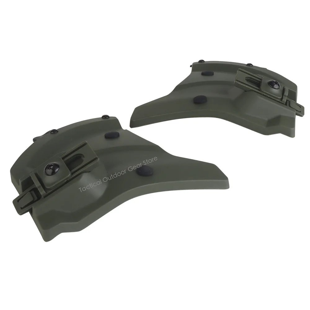 Casco táctico Wendy, cubierta para la oreja, función protectora, accesorios para casco, caza, entrenamiento Airsoft, equipo de Cosplay - imagen 5