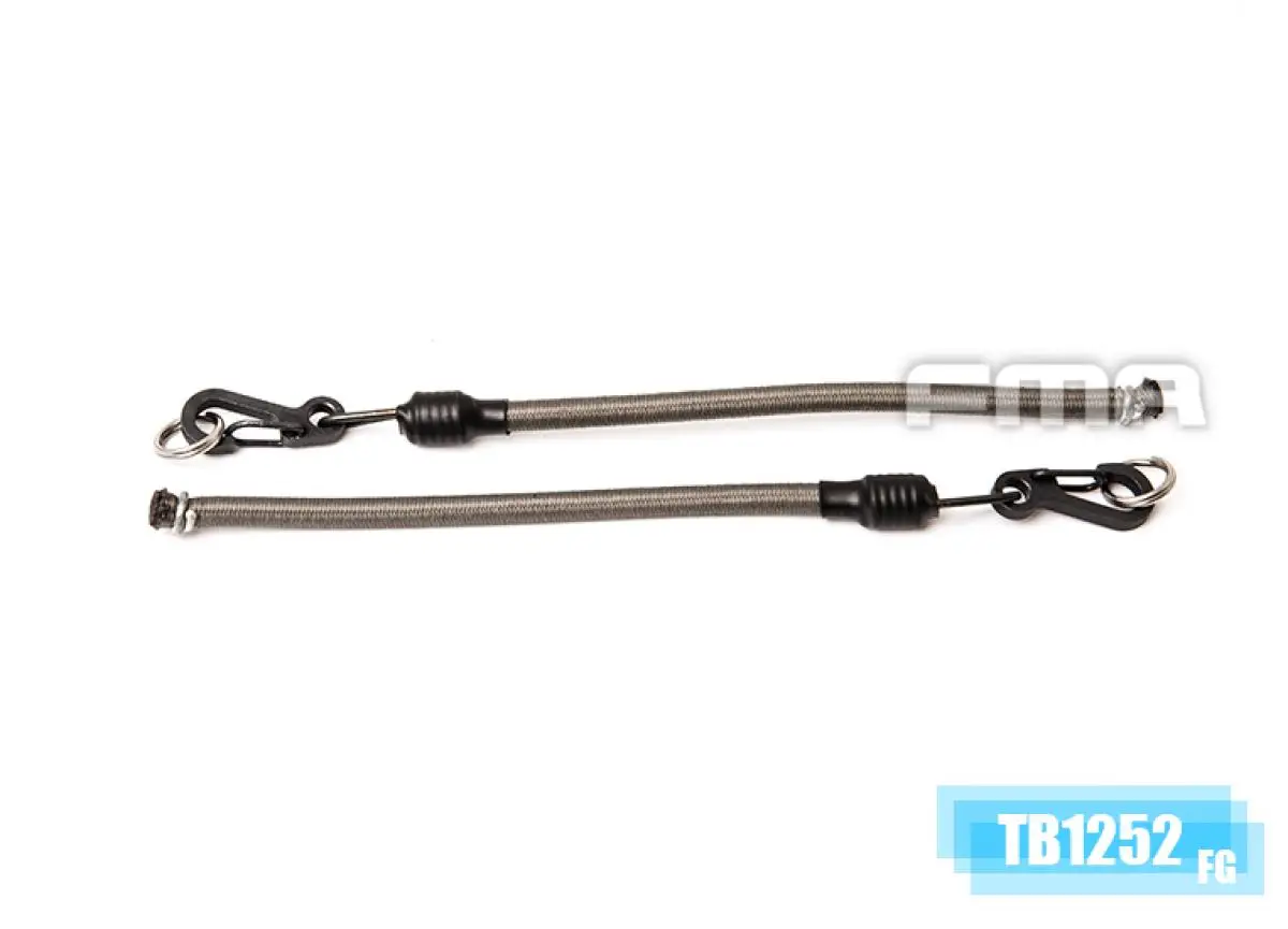 FMA táctico Bungee banda de goma cuerda gancho fijo casco NVG hebilla TB1252 - imagen 2