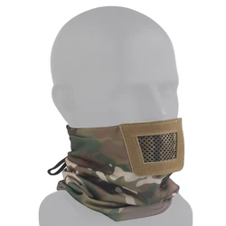 Máscara facial media estilo caballero táctica resistente para airsoft