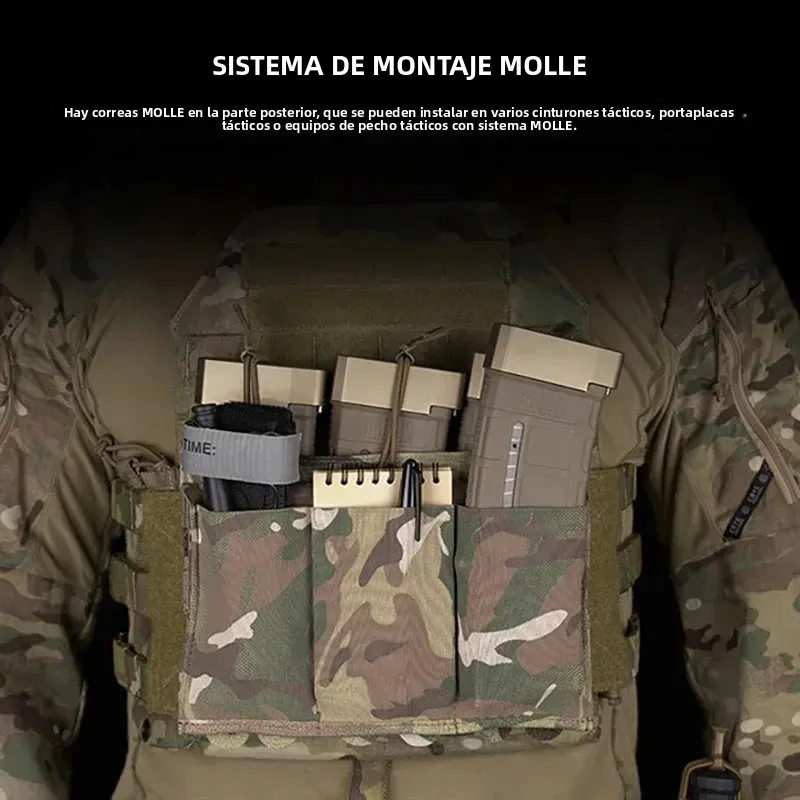 SINAIRSOFT Portacargador elástico MOLLE para cargadores AR AK - imagen 5