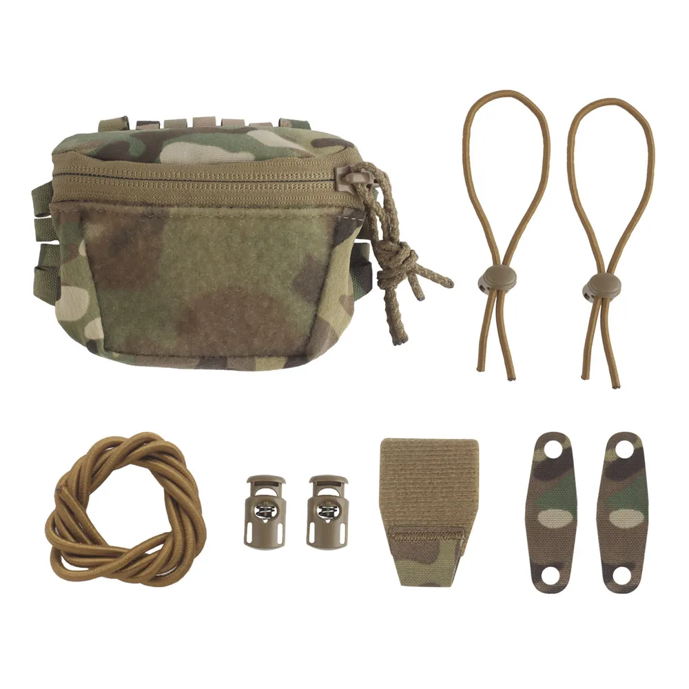 Bolsa trasera Universal para casco estilo SC táctico, bolsa para batería, contrapeso NVG, accesorios tácticos para casco - imagen 2