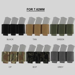 Bolsa portacargadores triple MOLLE elástica táctica camuflaje 5.56/7.62