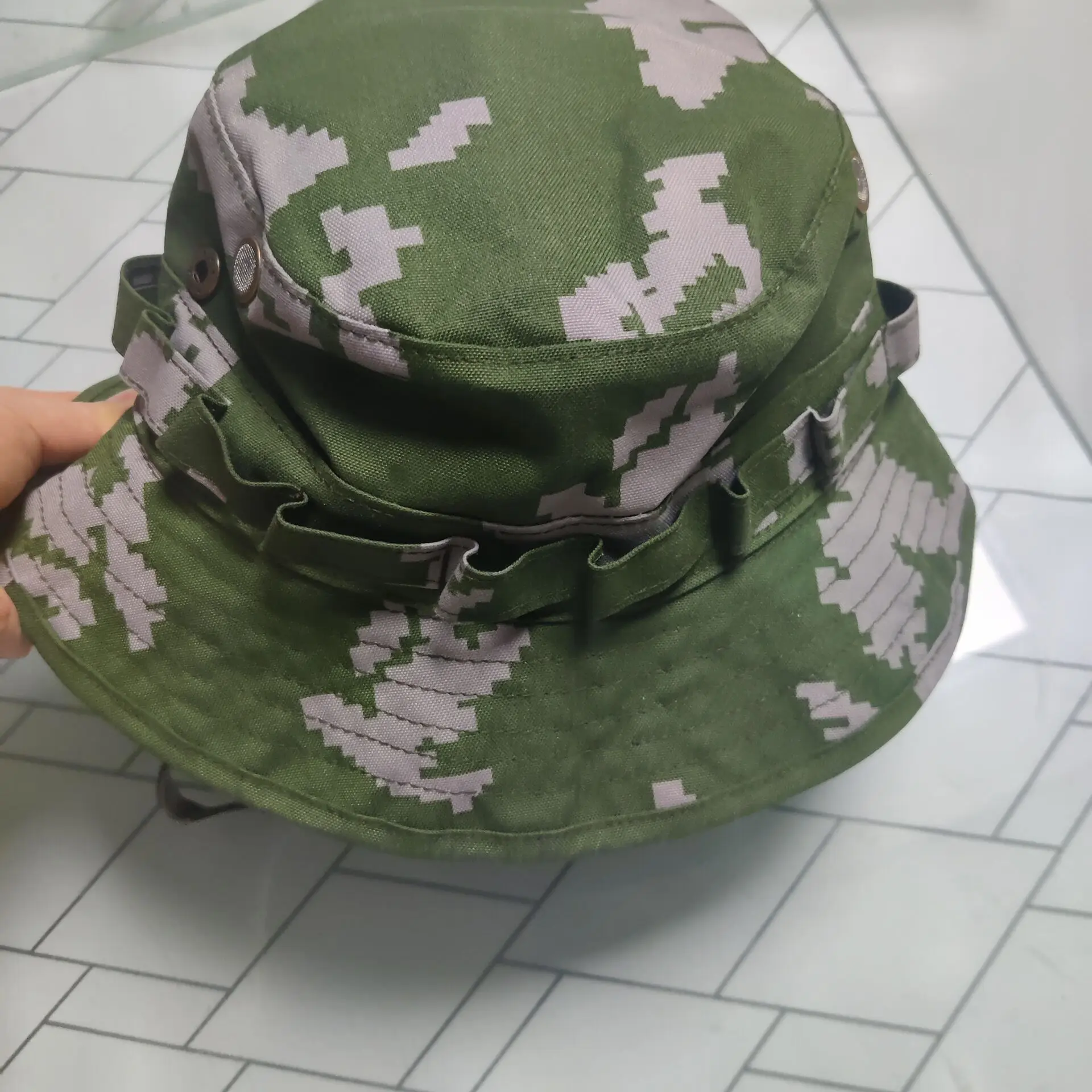 Ruso EMR amarillo floral/flor blanco SS-LETO sombrero de camuflaje verano al aire libre Camping protección solar Bennie sombrero para el sol - imagen 5