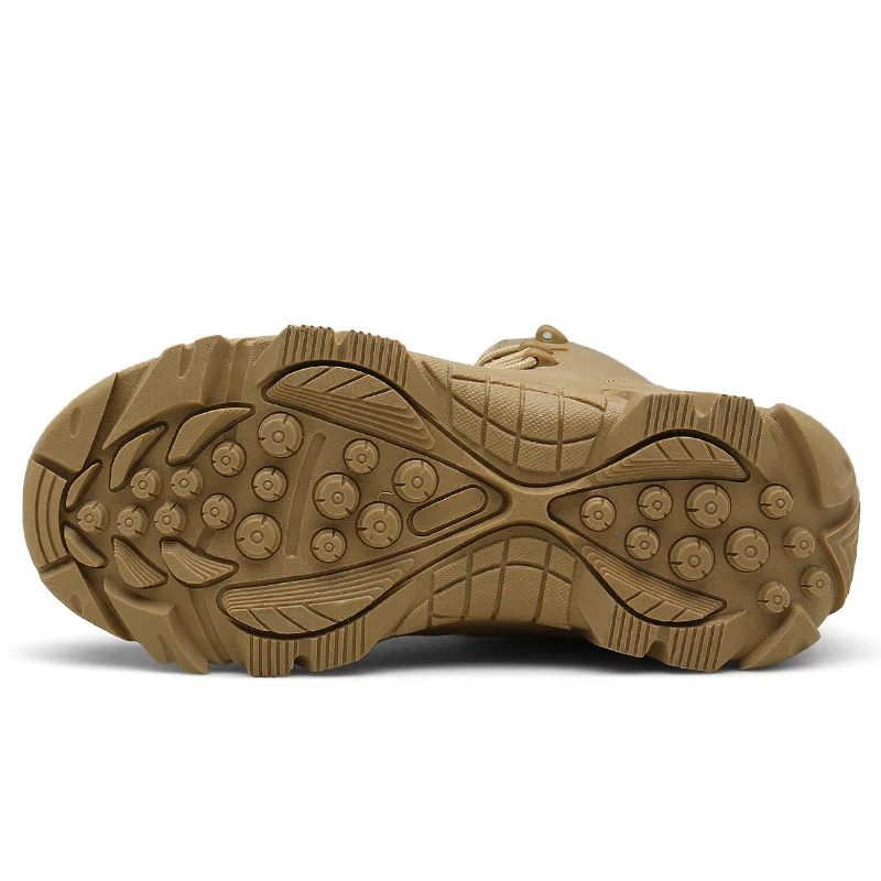 Botas tácticas de alta calidad para hombre, calzado para acampar al aire libre, senderismo, Invierno - imagen 4
