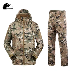 SoftShell táctico camouflage – Chaqueta impermeable caza hombre