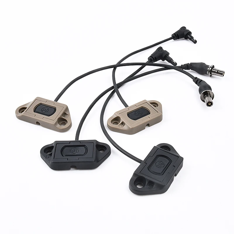 WADSN-interruptor de presión táctico ModButton, accesorio compatible con Keymod m-lok Rail de 20mm para linterna SF M600 PEQ DBAL, interruptores Romote de botón caliente - imagen 4