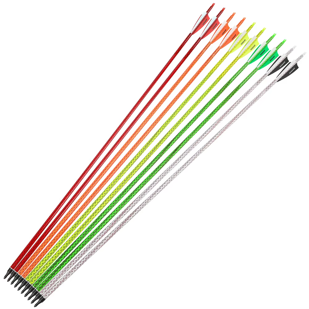 Flechas de carbono para tiro con arco – Caza punta intercambiable - imagen 5