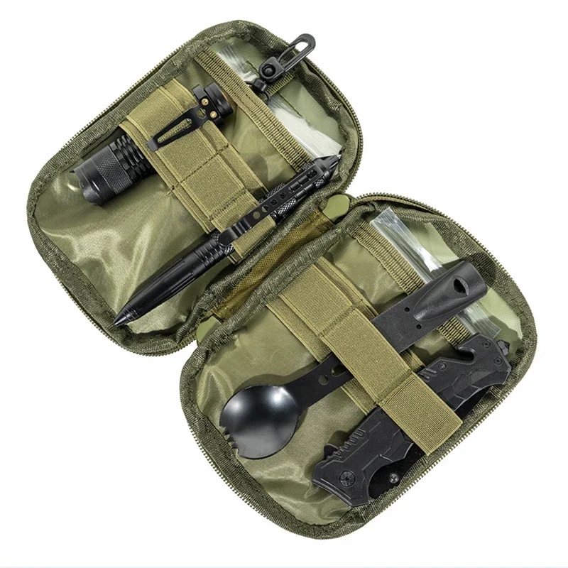 Bolsa de cintura Molle Utility EDC, bolsa táctica de primeros auxilios médicos, bolsa para cinturón, bolsa de caza para deportes al aire libre, accesorios de herramientas - imagen 3
