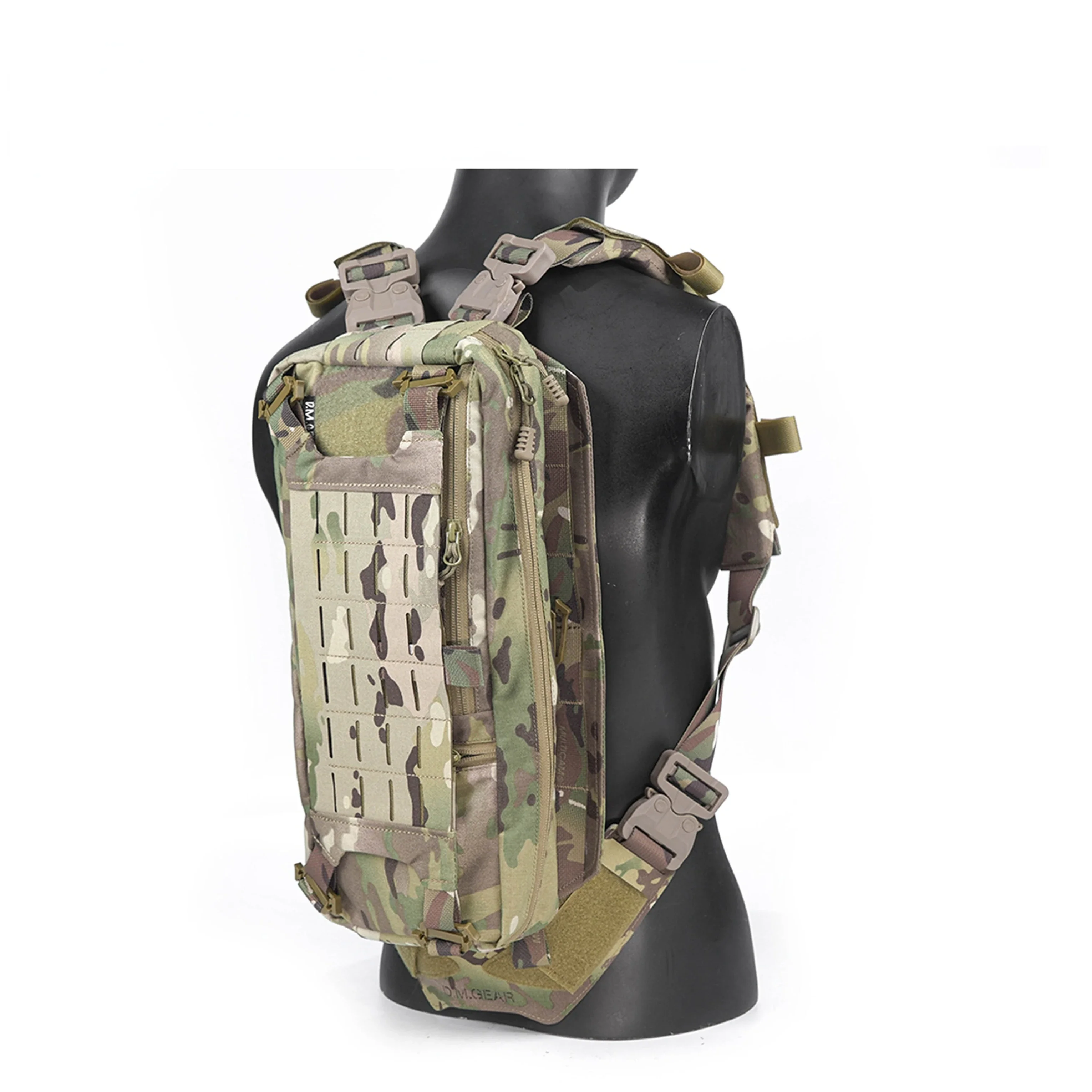 Mochila táctica 421X para hombre, bandolera de hombro para caza, bolso de pecho deportivo, equipo Airsoft, accesorio Molle, correa cruzada para exteriores - imagen 2