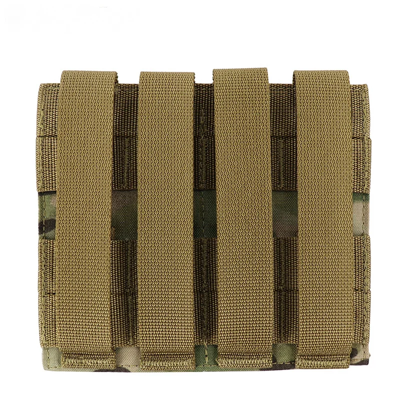 Accesorios de chaleco táctico de 9mm/556, funda elástica de doble herramienta con elástico de camuflaje importado - imagen 4