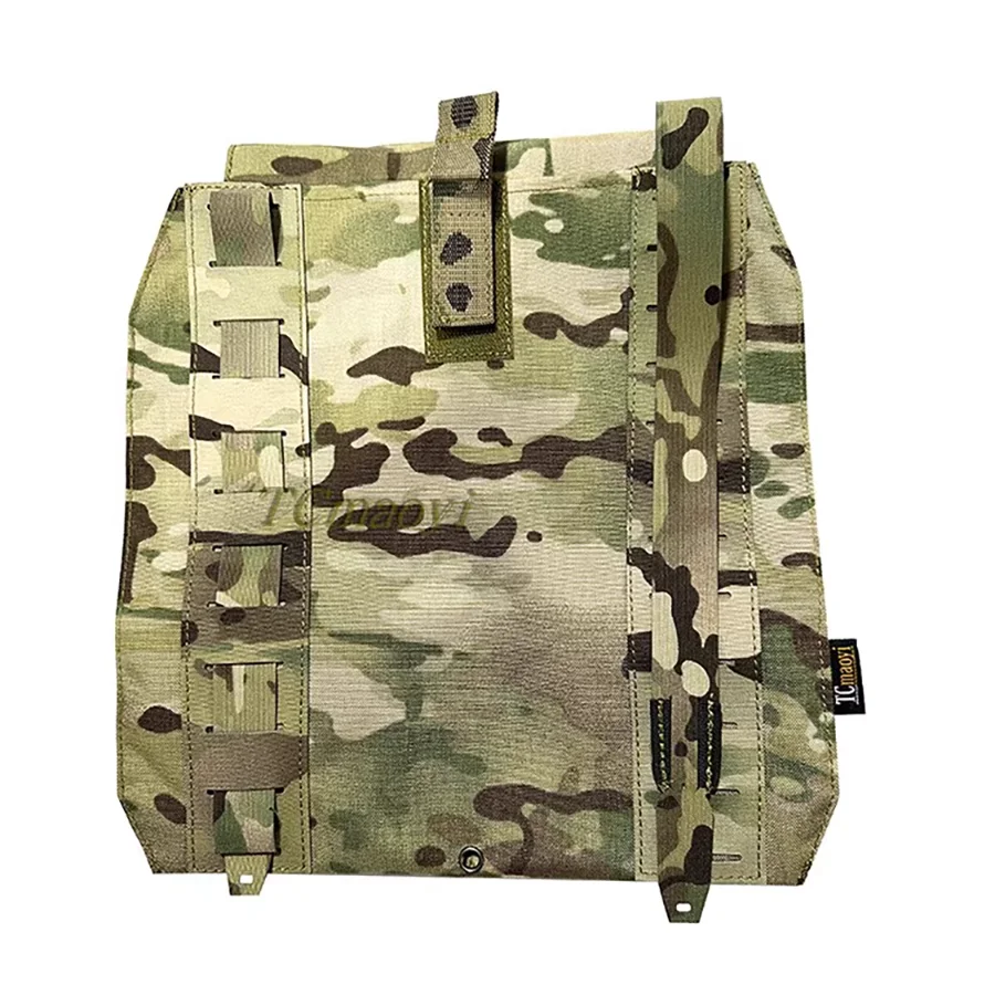 Chaleco táctico de caza, Panel trasero con cremallera, bolsa de Panel trasero, bolsa de accesorios MOLLE para AVS CPC JPC2.0 - imagen 2