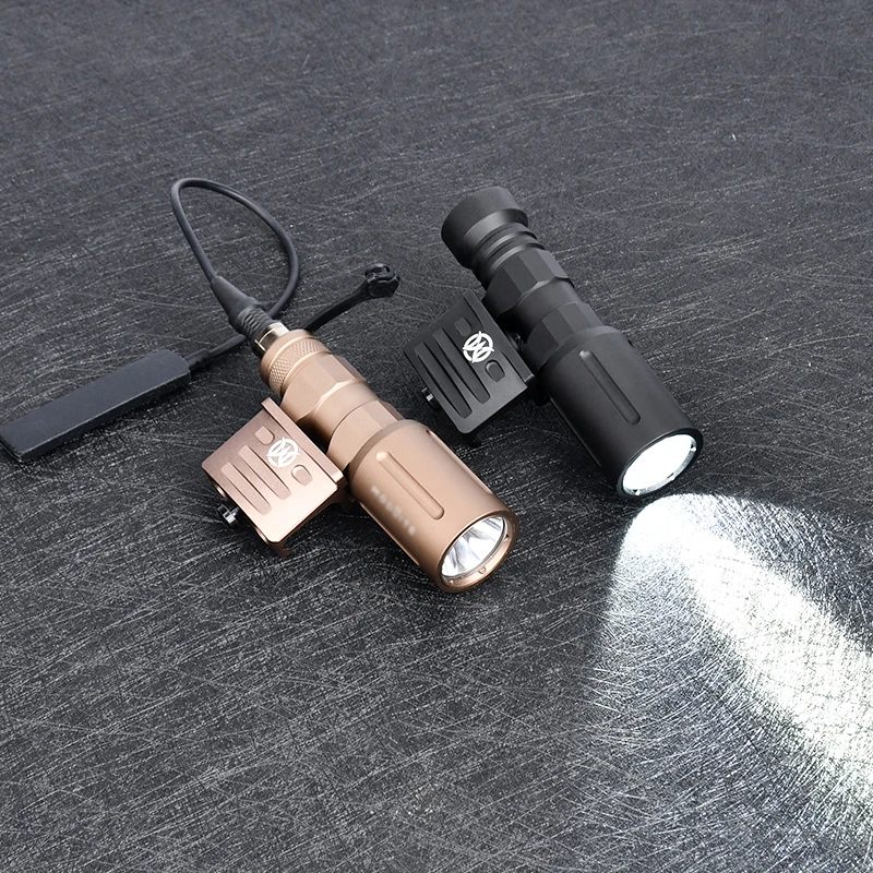 Wadsn-linterna de PLH-V2 de 1000 lúmenes, luz brillante Plhv2 Airsoft, foco táctico de caza de alta potencia, Base de montaje compatible con riel de 20MM - imagen 3