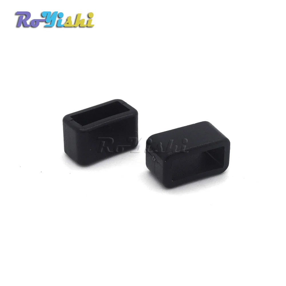 Hebillas de bucle cuadrado para cinturón de perro, arnés para Collar, mochila, correas de plástico negro de 100 pulgadas, 10mm, 3/8 unids/paquete - imagen 4