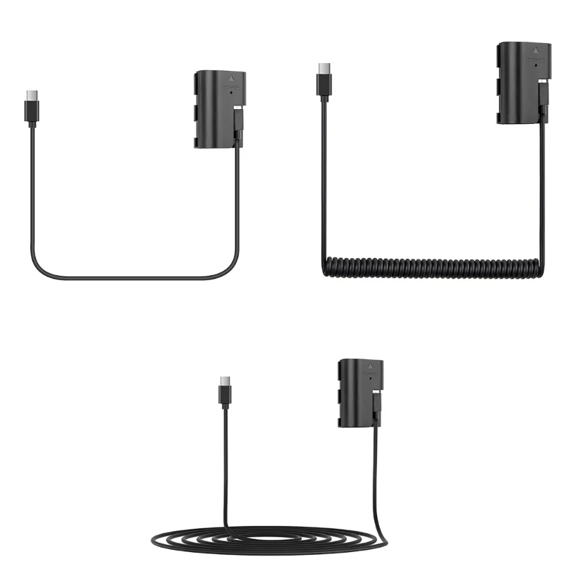 USB LPE6 cable carga resorte batería ficticia para R 90d 80d 70d 60da Marca 6d Marca 7D K1KF - imagen 2