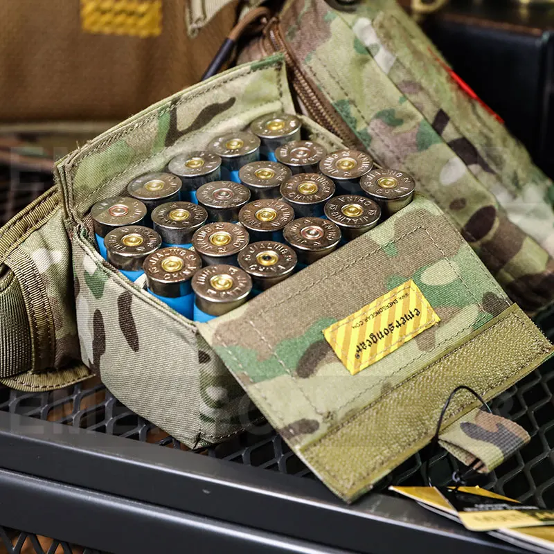 Emersongear-riñonera para escopeta, bolsa táctica para Mag, Panel de almacenamiento, bolsa expuesta Molle para Airsoft, caza, senderismo, nailon - imagen 3