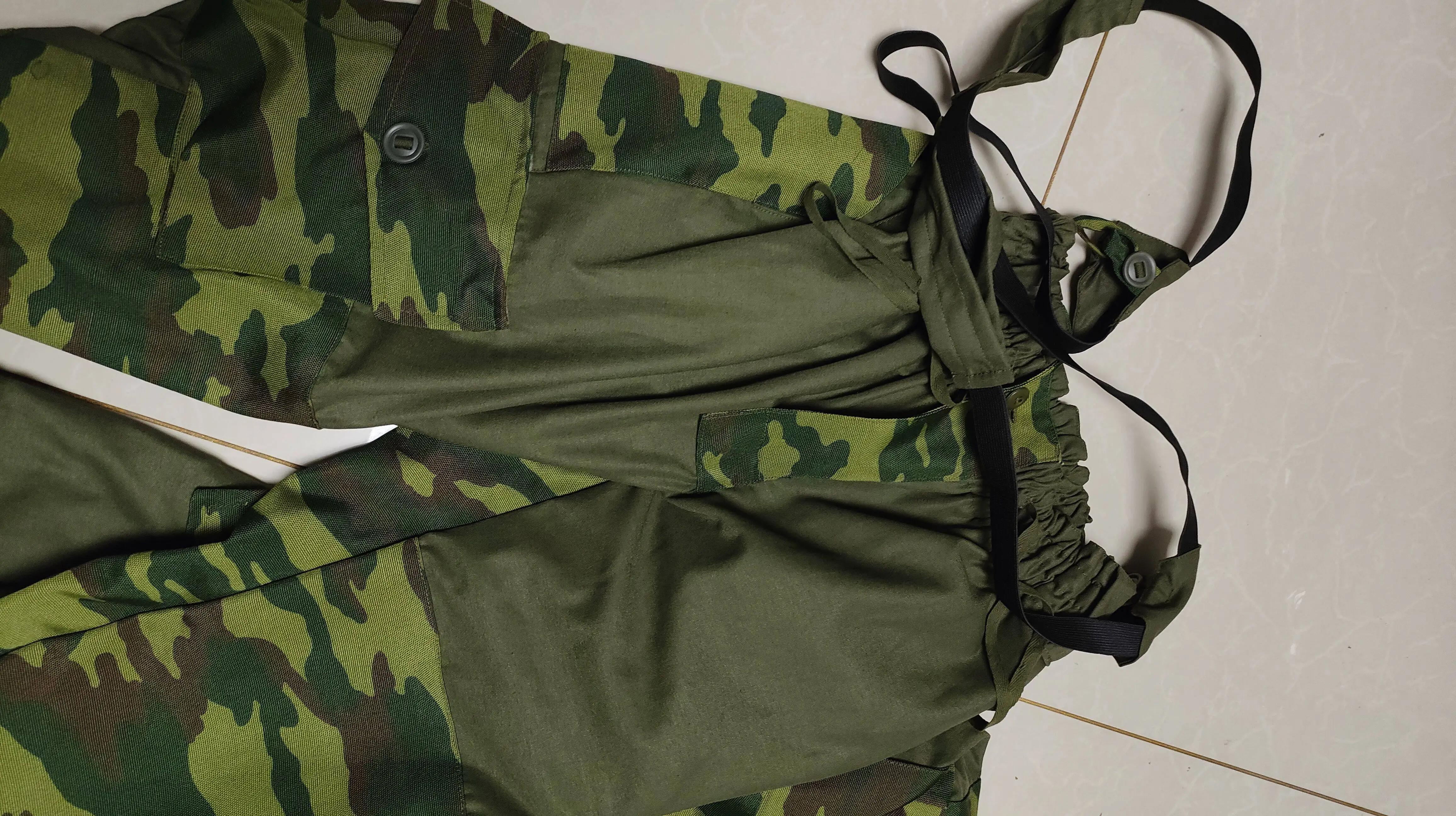 Conjunto camuflaje ruso montaña rayas horizontales chaqueta y pantalón - imagen 4