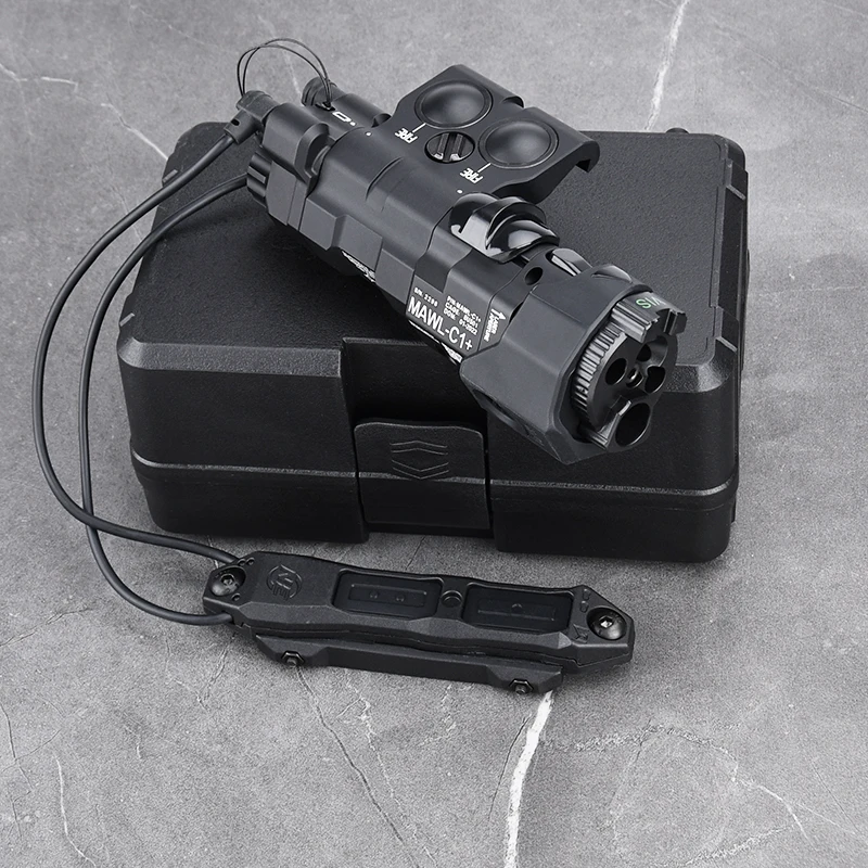 WADSN-linterna láser táctica MAWL C1 + de Metal, luz LED infrarroja blanca con interruptor de enchufe doble, equipo de caza Airsoft - imagen 5