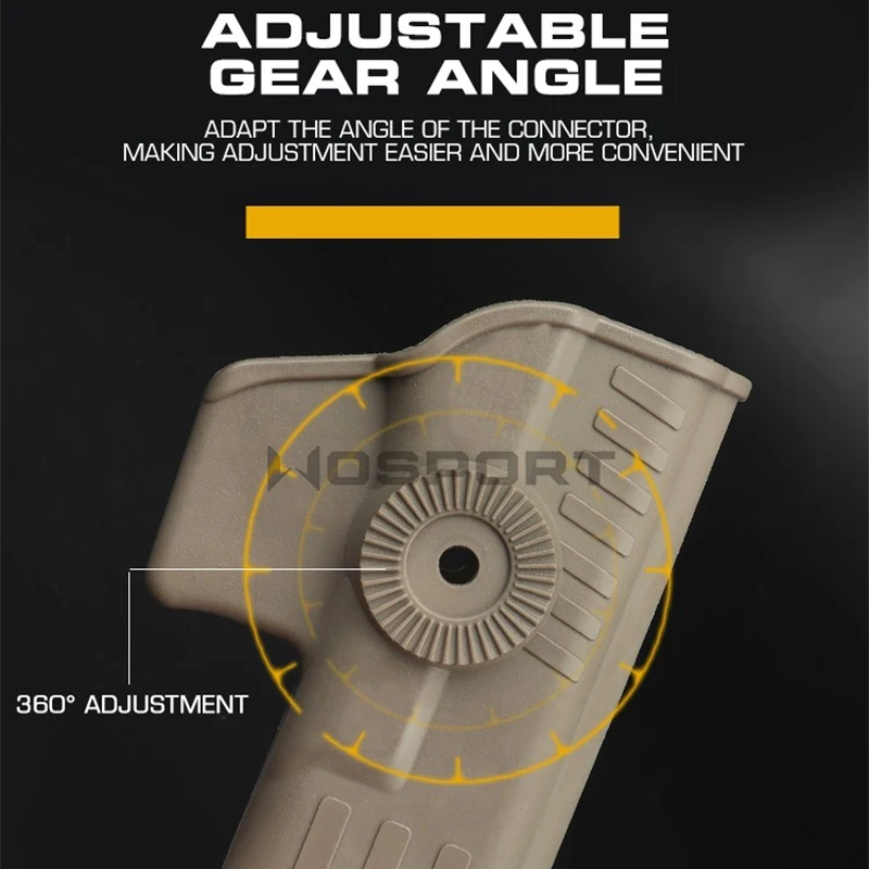 Funda táctica para cinturón para G17 22 26, mano izquierda derecha, accesorios de tiro de caza de extracción rápida - imagen 4