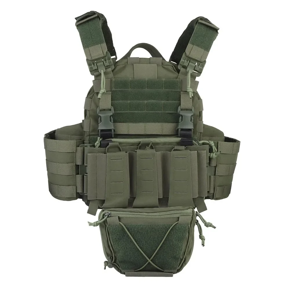 Chaleco táctico de arco, chaleco de combate militar para hombres, chaleco Airsoft de liberación rápida para exteriores, ajustable para adultos, accesorios de caza - imagen 3
