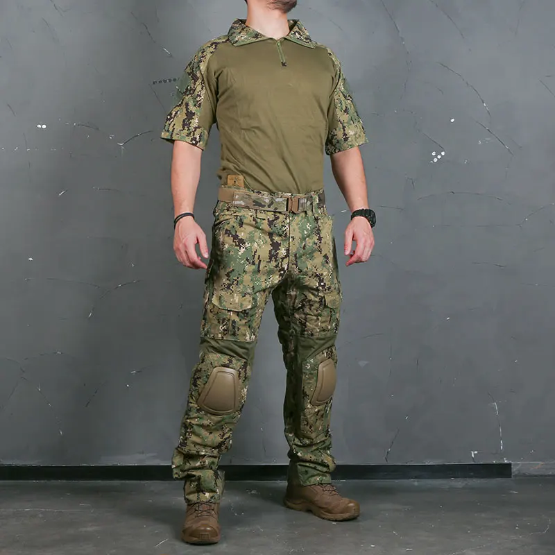 Emersongear versión de verano conjunto de combate uniforme ropa traje camisas pantalones caza senderismo al aire libre Airsoft EM6902 - imagen 2